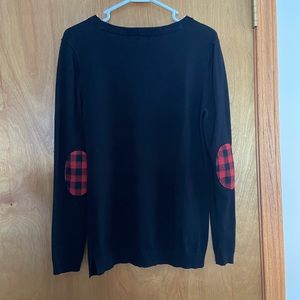 Bluffalo plaid elbow patch sweater from stitch fix
